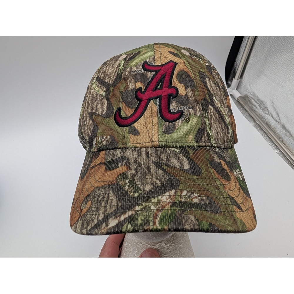 Alabama Crimson Tide Mossy Oak Camo Snapback Hat Captivating Headgear Mens OSFA